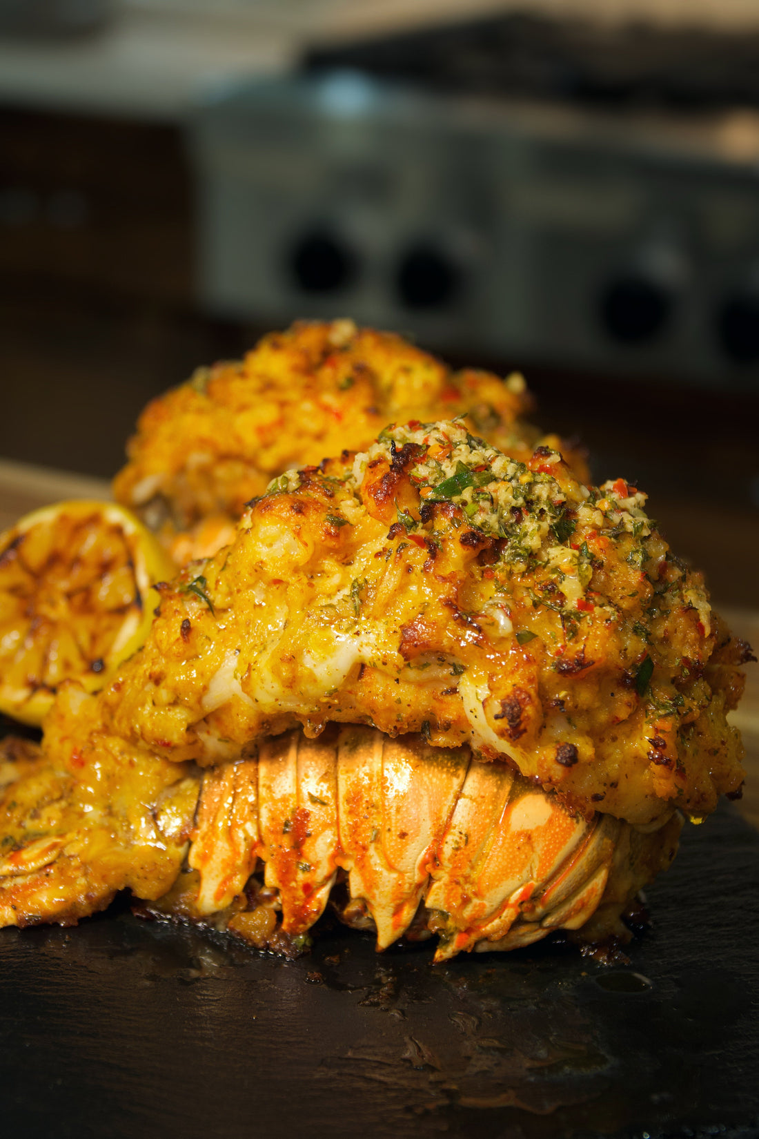 Shrimp & Crab Stuffed Lobster Tails